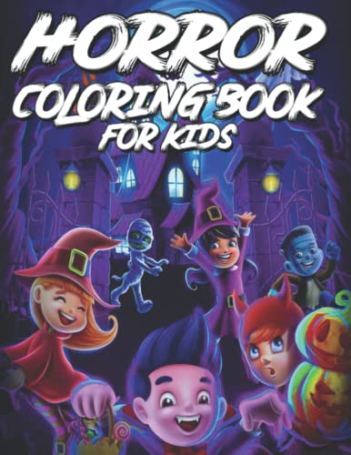 Halloween Horror Coloring Book for Kids