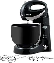 Batedeira Paris Power Mixer Turbo Preto portátil 127v