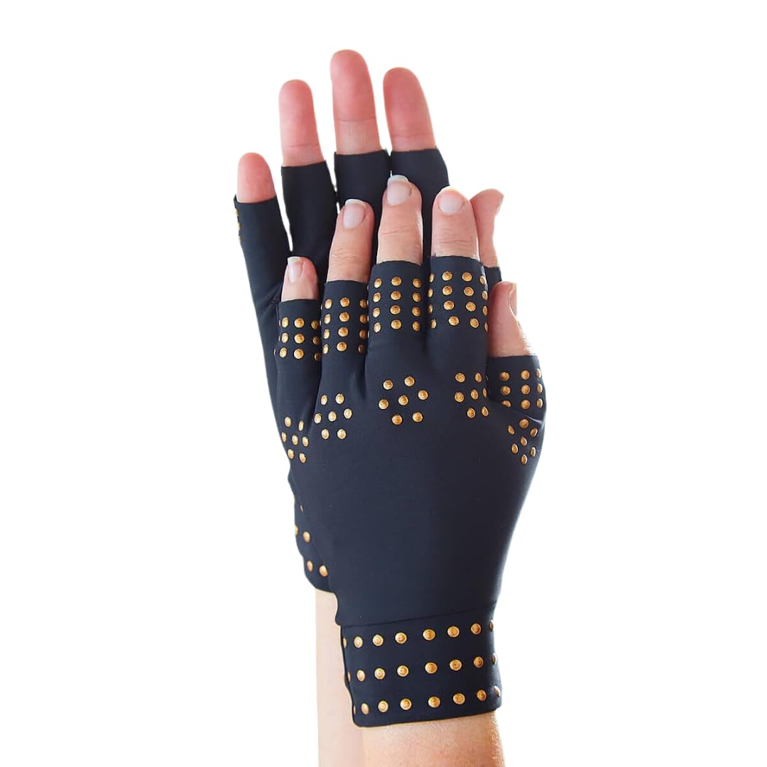 Coopers of Stortford Magnetic Anti-Arthritis Therapy Gloves (S/M, Black)