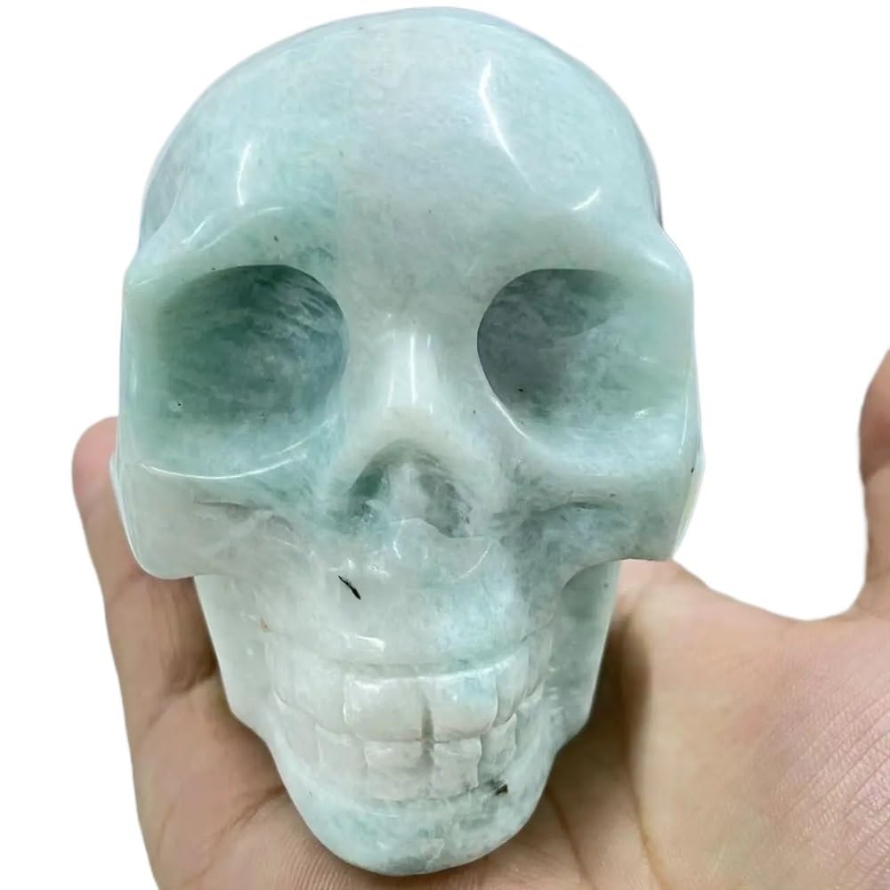 RVBLRDSE Stone Bone Sorcery Skull Crystal Home Decor(500-650g) Gemstone Stone