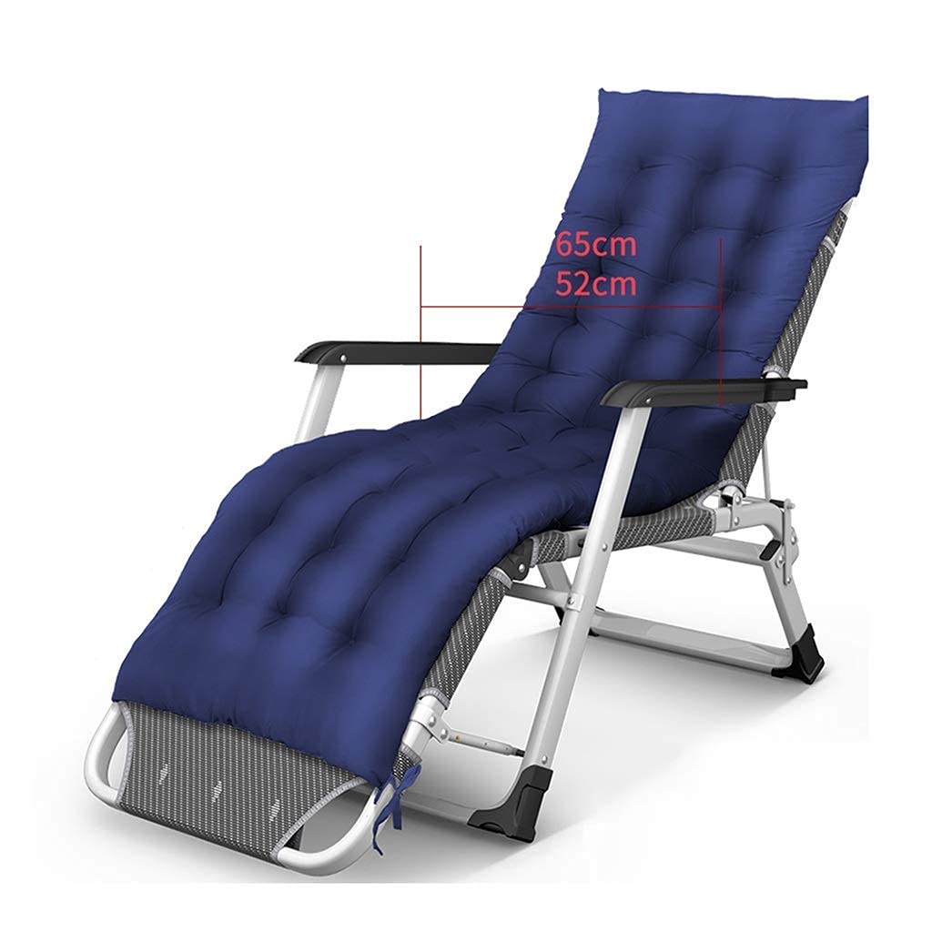 Chaise pliante et inclinable JATIBOSH : fauteuil relax de 65 cm contre le mal de dos
