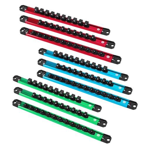 DURATECH Magnetic Socket Organizer Set...