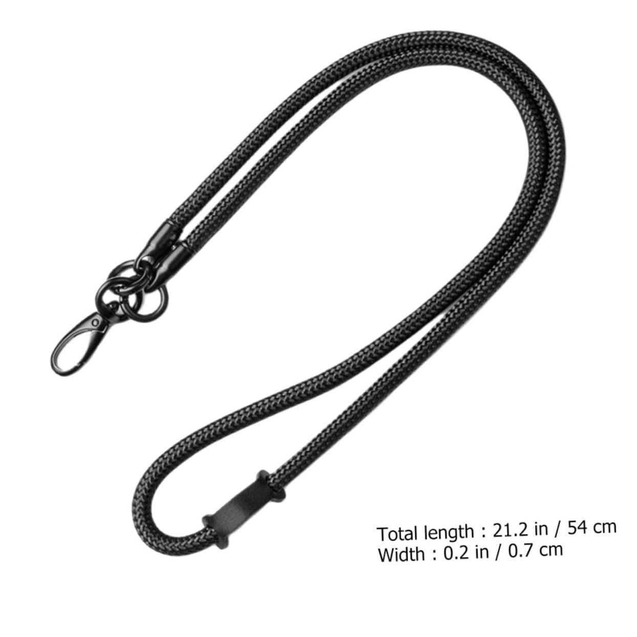 DOITOOL 5 Piezas Cuerda de Cuello para Teléfono Móvil de Trenzado Correa Resistente y Ligera para Dispositivos Id y Accesorios Clásico de Grosor
