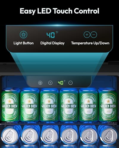 EUHOMY 130 Can Mini Fridge