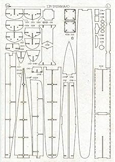 OREL 172/2 Laser Cutting Destroyer Shirakumo Japan 1902, Navy, Scale 1/200, Paper Model KIT Military Fleet