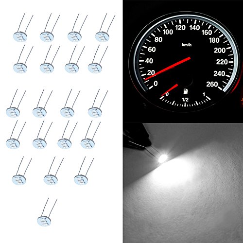 20 piezas bombillas mini 4.7mm 12V para autos miniatura 1