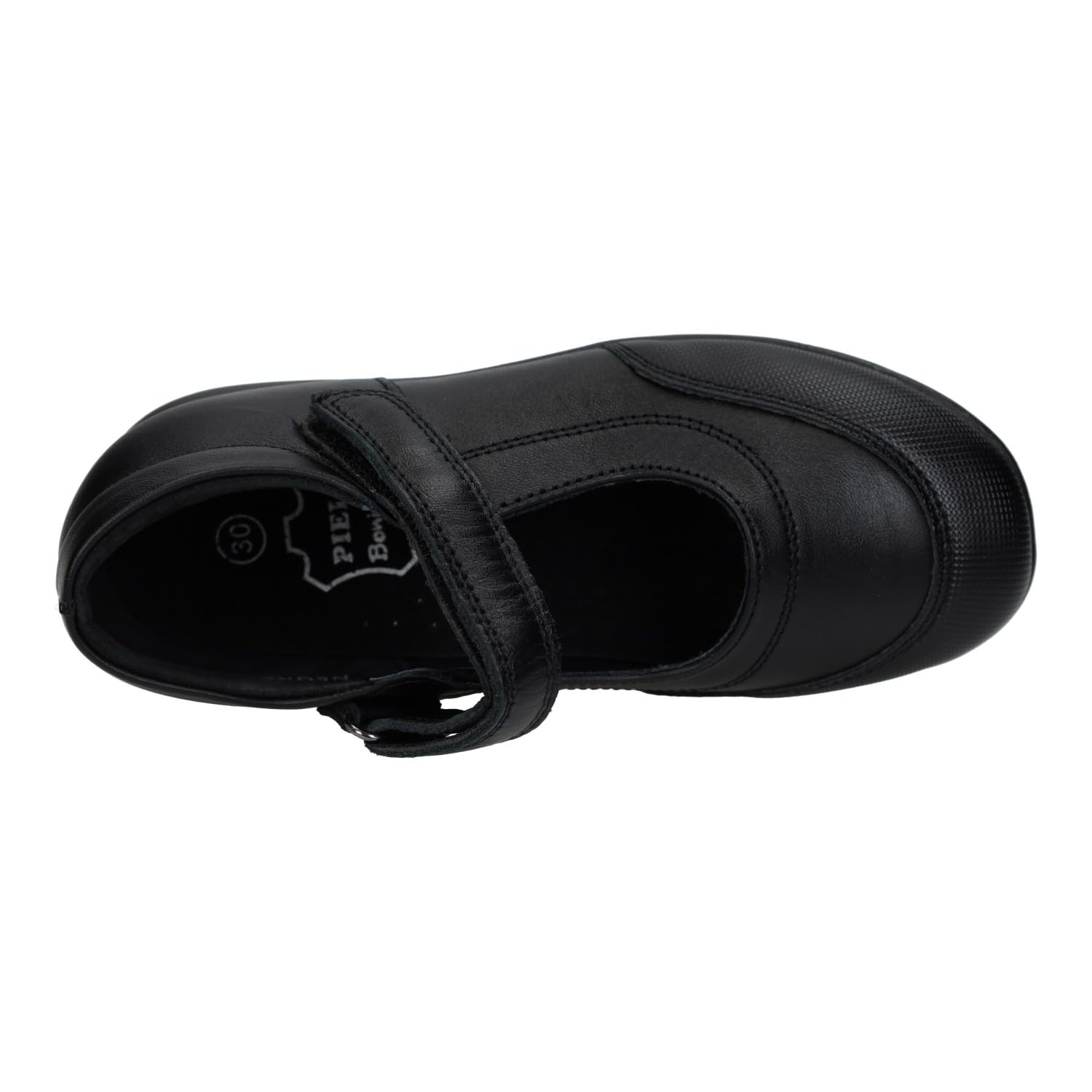 BONINO G01A-12 Zapatos Colegiales Niña Negro