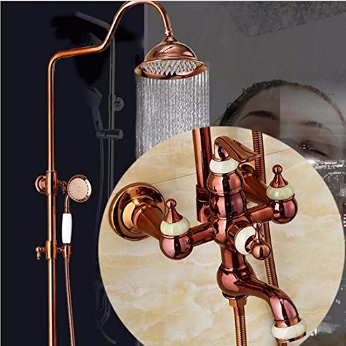 Sjqka shower head all copper faucet shower bathroom shower set ho…