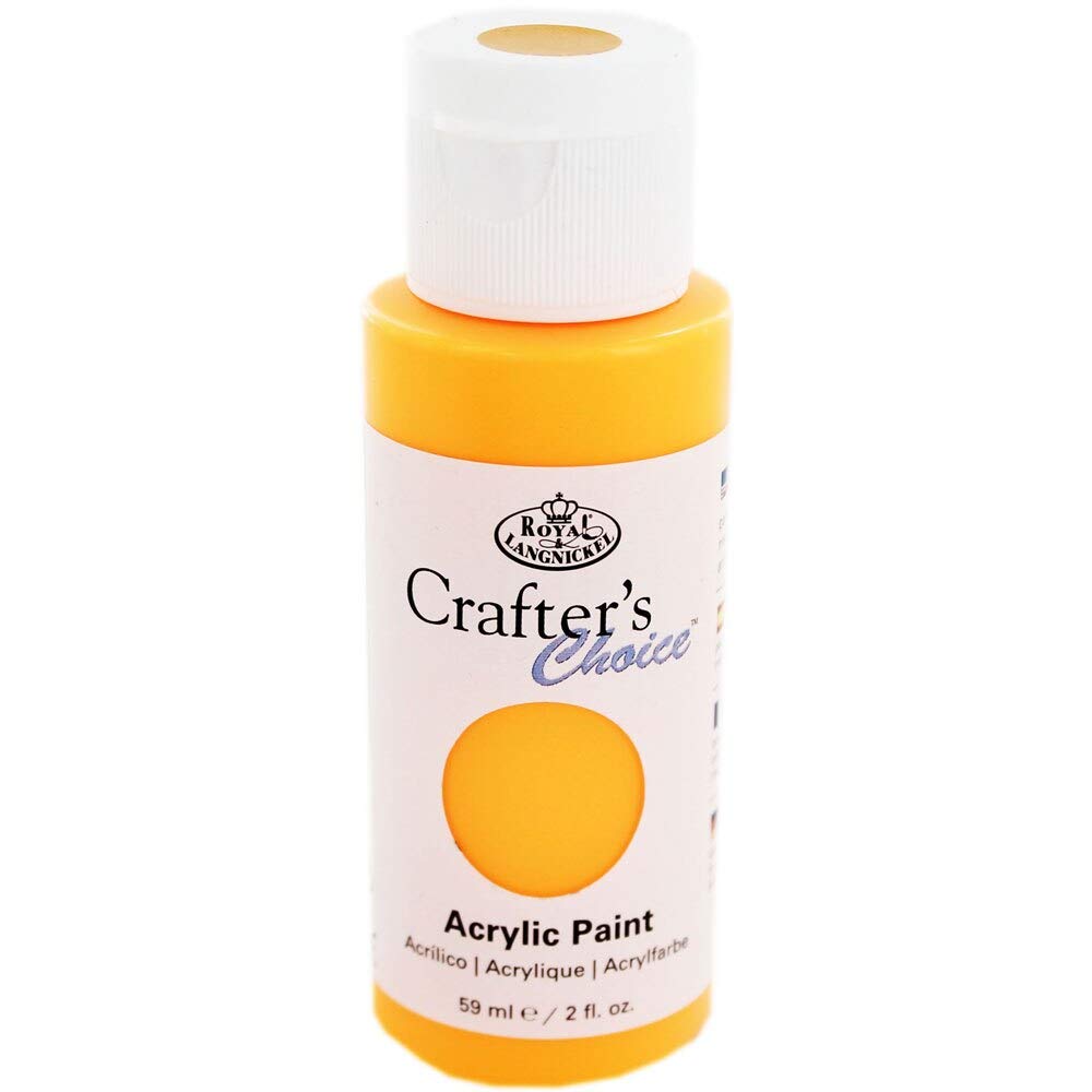 Royal & Langnickel Acrylic Paint - 59ml FLUORESCENT GOLDEN PAINT — image 1