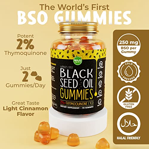 Maju's Black Seed Oil 3-In-1 Bundle, Gummies, Capsules, & Liquid #TOP4