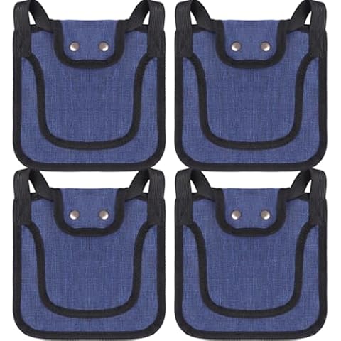 FEEIN Chicken Saddle for Hens, Hen's Wing Protector, Adjustable Straps and Elastic Shoulder Suit Medium and Large Hens, Poultry Saver, Apron, Supplies, Including Shoulder Cover-Blue Cover