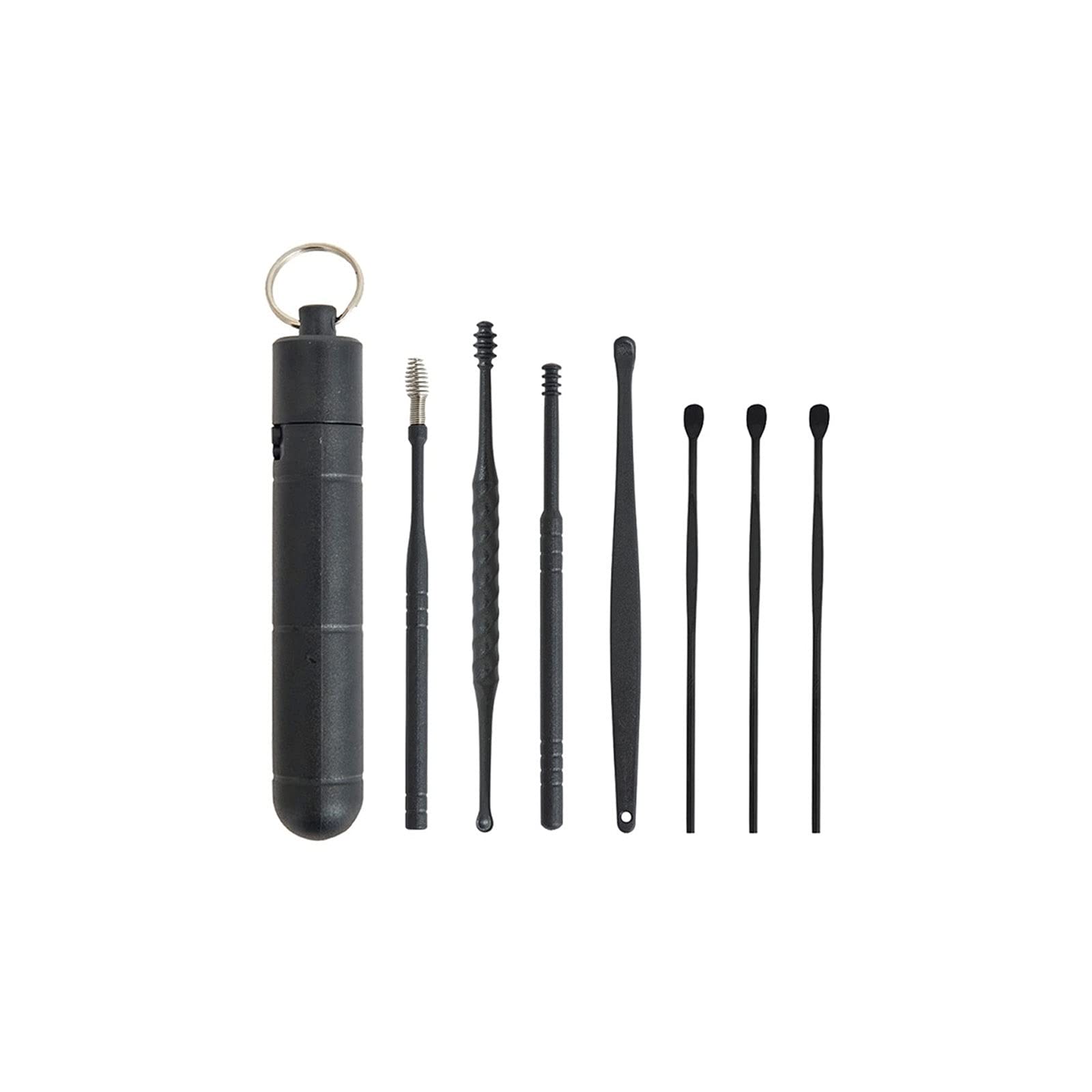 7PCS Earwax Removal Kit - Reusable Ear Cleaner Tools Earpick Curette Wax Remover Spoon for Effective Ear Cleaning