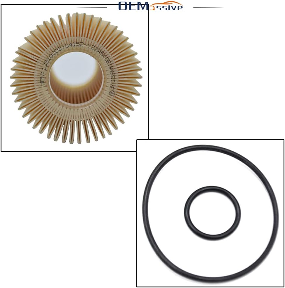12PCS Engine Oil Filter 04152-YZZA5 04152-38010 04152-0R010 for Lexus GS460 4.6L IS250 2.5L IS350 3.5L LS600h 5.0L,for 4Runner FJ Cruiser XJ11