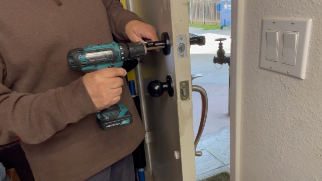 IKOED Fingerprint Door Lock Keyless Entry Door Knob Fingerprints