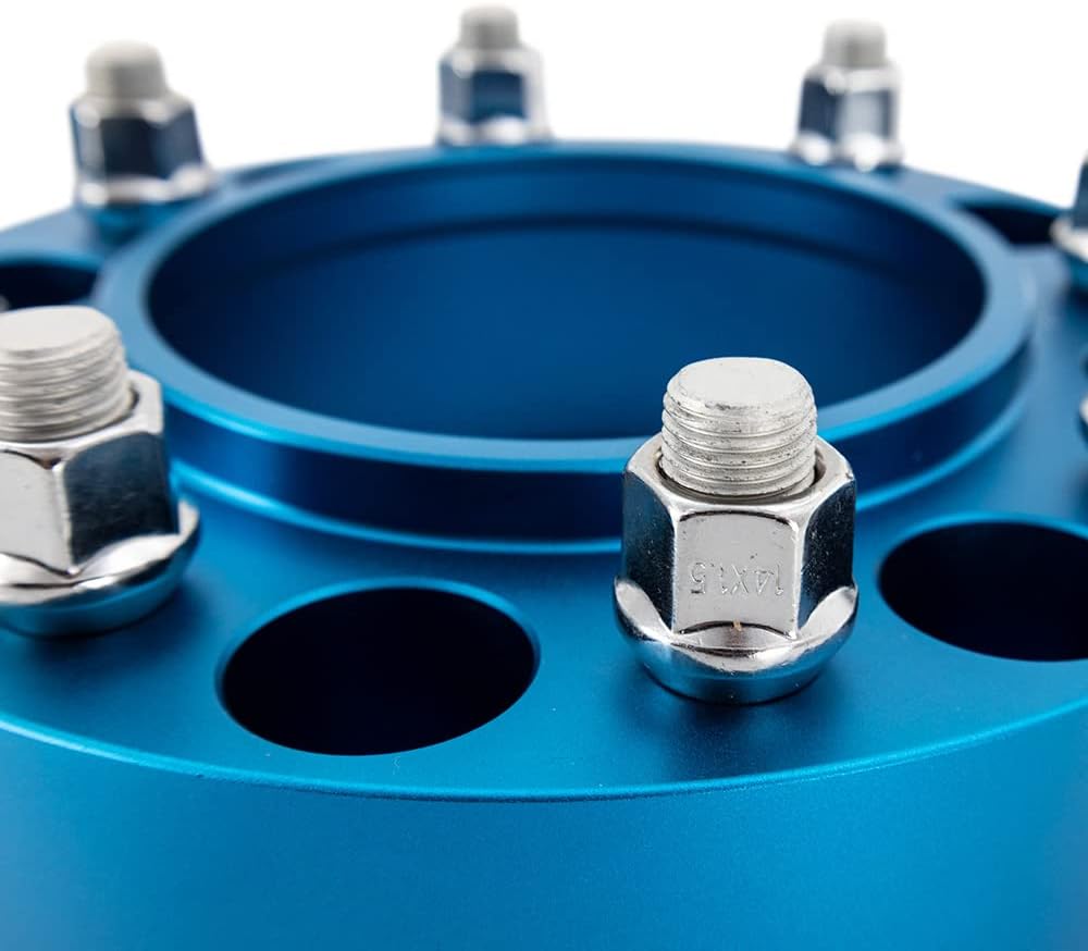 Mishimoto Borne Off-Road Wheel Spacers, 6X139.7, 1-Inch Thick, Compatible with Toyota Tacoma & 4Runner, Blue