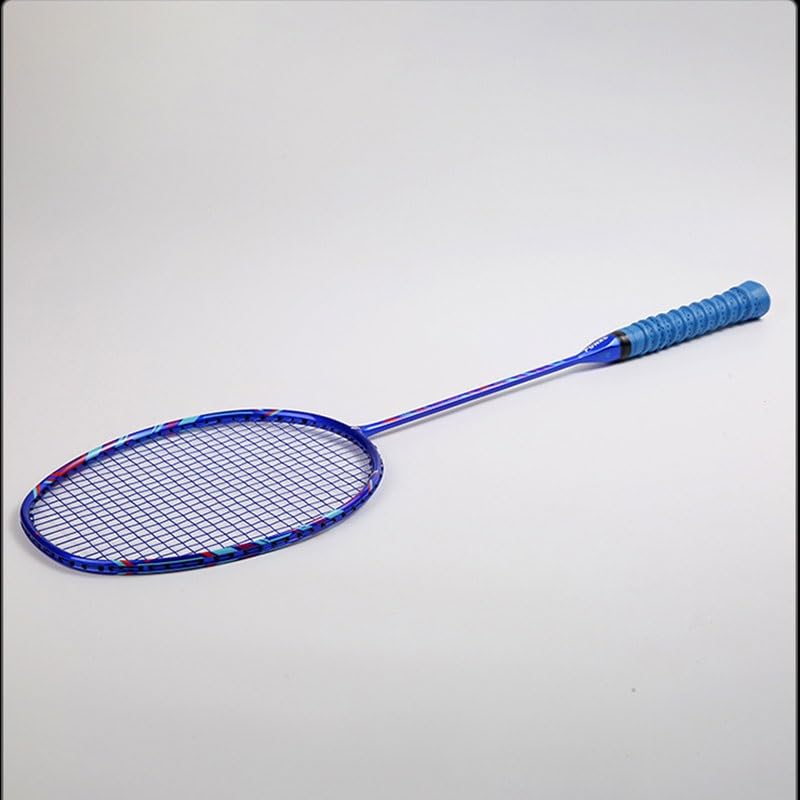 Badminton Racket Racket Fast Rebound Professional Training Racket Set(Blue)