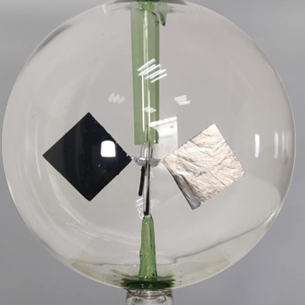 Green Solar Power Radiometer Crookes Solar Energy Vanes Windmill Present Home Desk Decoration