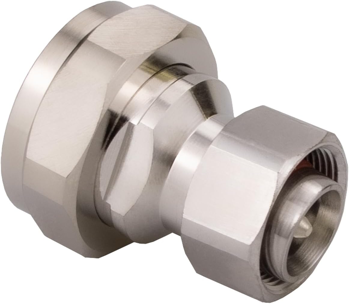 4.3/10 Mini Din Male to 7/16 L29 Male Adapter 4.3-10 MiniDIN to Din Adaptor Low PIM 160dBc