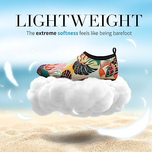 Image of Homitem Water Shoes for Women Men Aqua Socks Swim Beach Pool River Slip-On Barefoot Quick-Dry Vacation Cruise Essentials Accessories for Yoga Kayak Sports