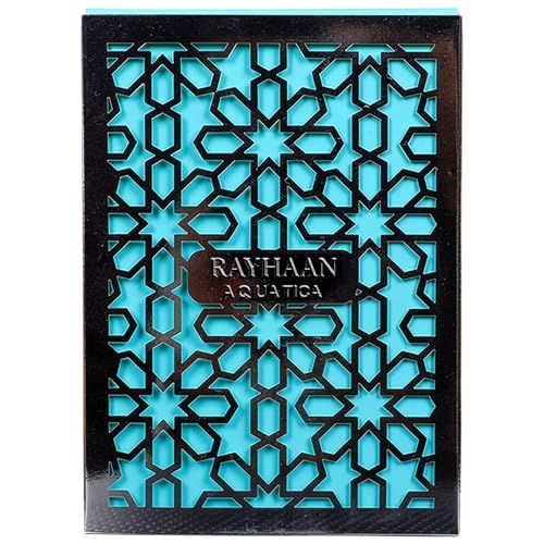 Image of Rayhaan Aquatica Eau de Parfum for Men 100ml, Fresh Marine Citrus Clean Fragrance, Long Lasting EDP Spray, Daily Wear Perfume for Summer & Office