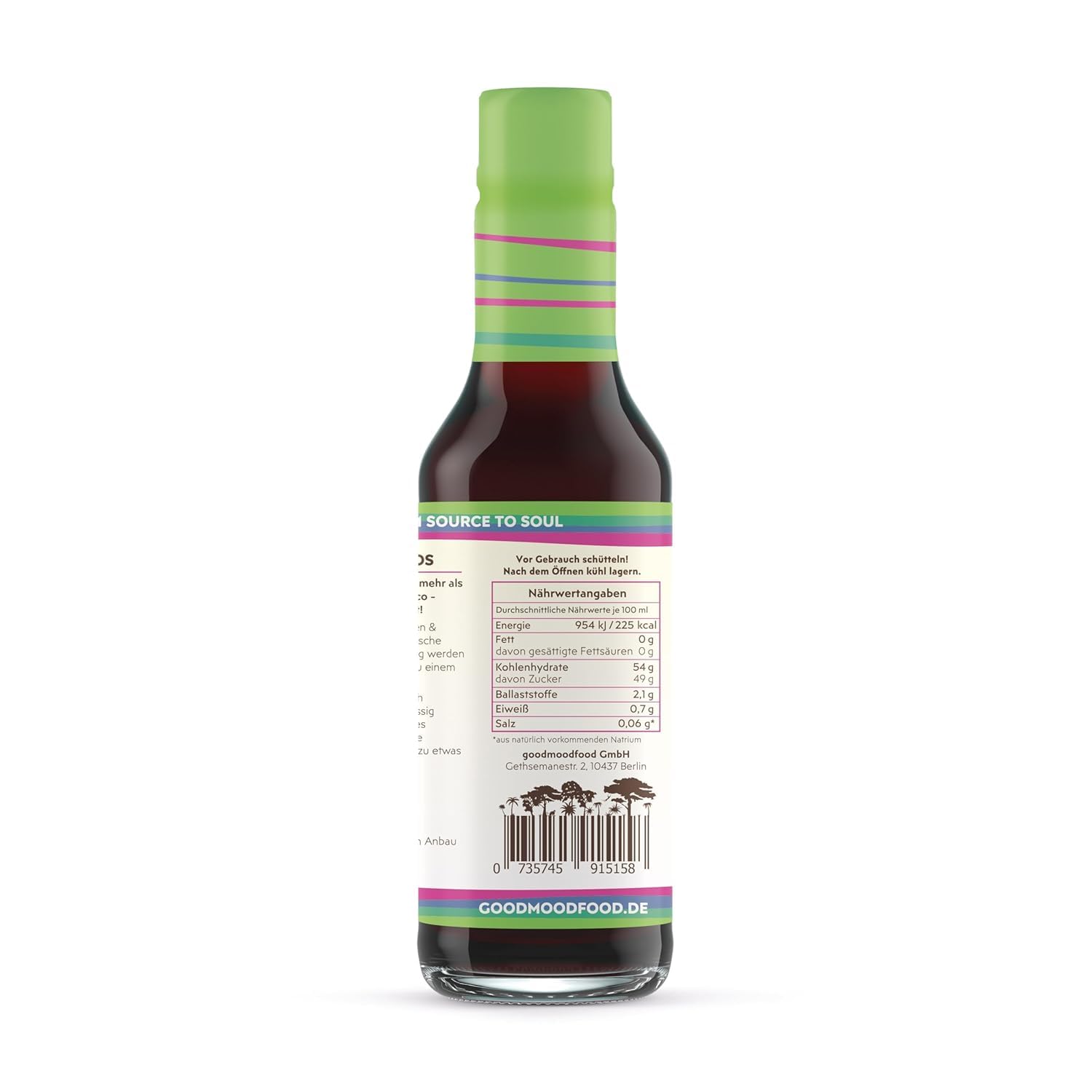 Goodmoodfood Bio Coco Aminos Vinaigrette 2x245ml - Vegan, Glutenfrei, Ölfrei, Salzfrei, 100%Bio Naturprodukt von den Philippinen, aus Kokosblütenessig & Kokosblütensirup - Dressing, Marinade, Topping