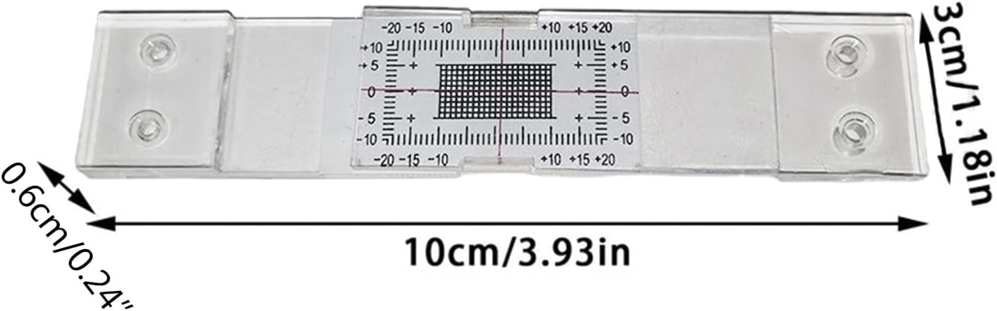 Crack Gauge Monitor Manuale per Misurazione Lesioni e Crepe Muratura 3 Set