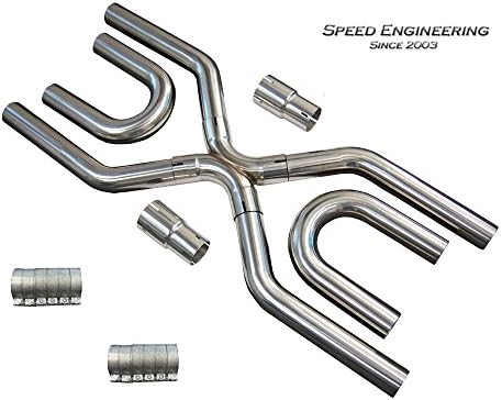 Universal 2 1/2" Exhaust Builder Kit (304 Stainless) LS Engine Swap