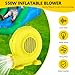 Carivia Bounce House Blower, 550W/0.74HP Portable Air Blower for Inflatable, Powerful Inflatable Bubble House Blowers Fan Pump for Inflatable Bouncy Castle, Jumper, Water Slide