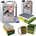Produktbild QR-PARTS 69331672 Filter Set Inspektionspaket 6 Liter Motoröl Top Tec 4200 5W-30 MANN-FILTER Innenraumfilter Luftfilter Ölfilter
