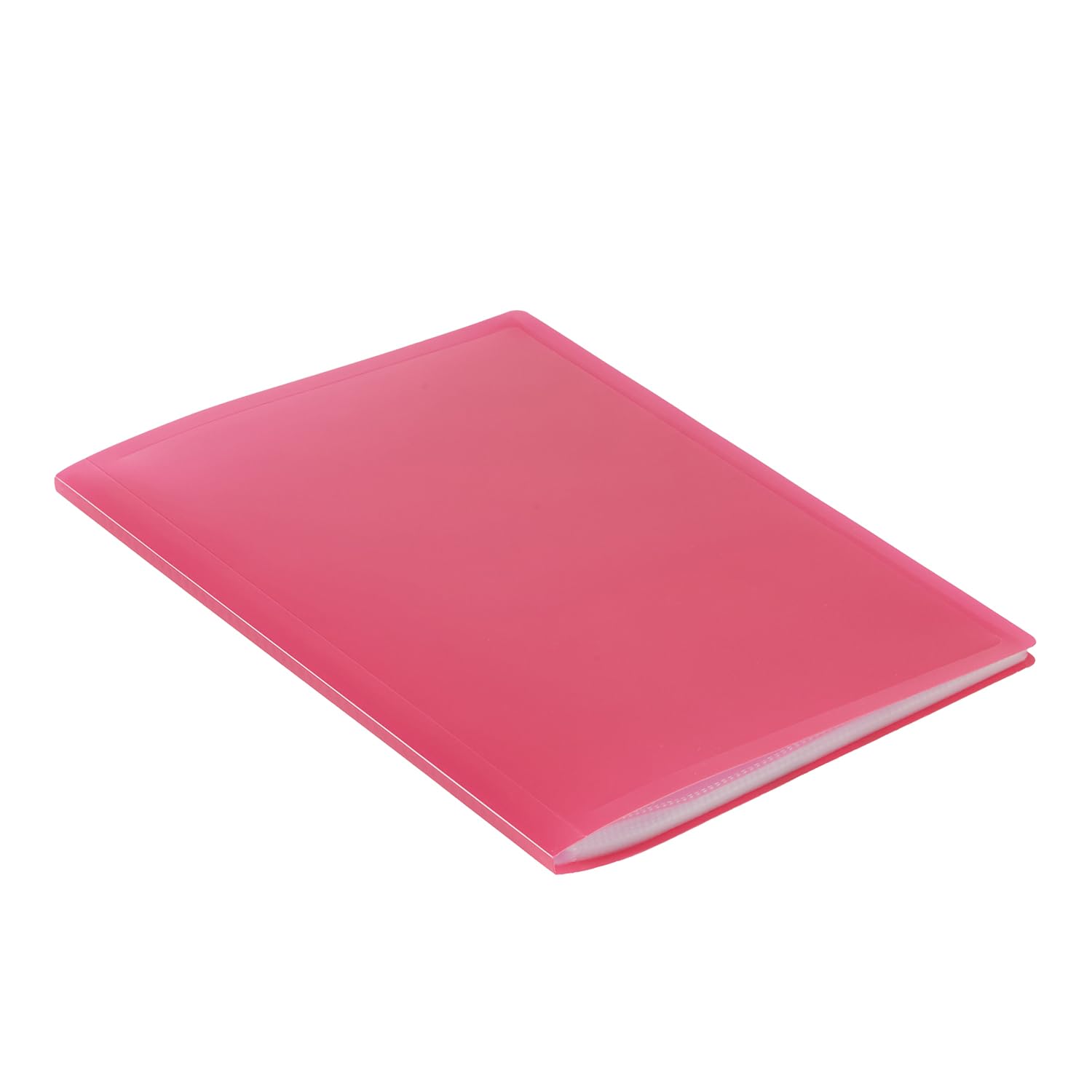 Grafoplas - Folder, Folio Size, PP, Translucent Polyplast, PP Caps 20 Pink - Image 4