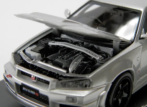 1/43 Nismo GT-R R34 Z-TUNE prototype silver (japan import), Pots