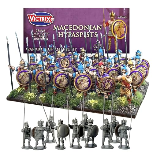Hypaspistes macédoniens 24 lances miniatures de 28 mm de guerre