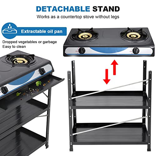 Propane-Gas-Stove-2-Burner-Gas-Stove-with-Removable-Leg-Stand-Portable-Gas-Stove-Black-Auto-Ignition-Camping-Dual-Burner-LPG-for-RV-Apartment-Outdoor