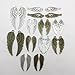 iloveDIYbeads Wings Charm Collection-about 55pcs Craft Supplies wing Charms Pendants by pair for Crafting, Jewelry Findings Making Accessory For DIY Necklace Bracelet Earrings (M083)