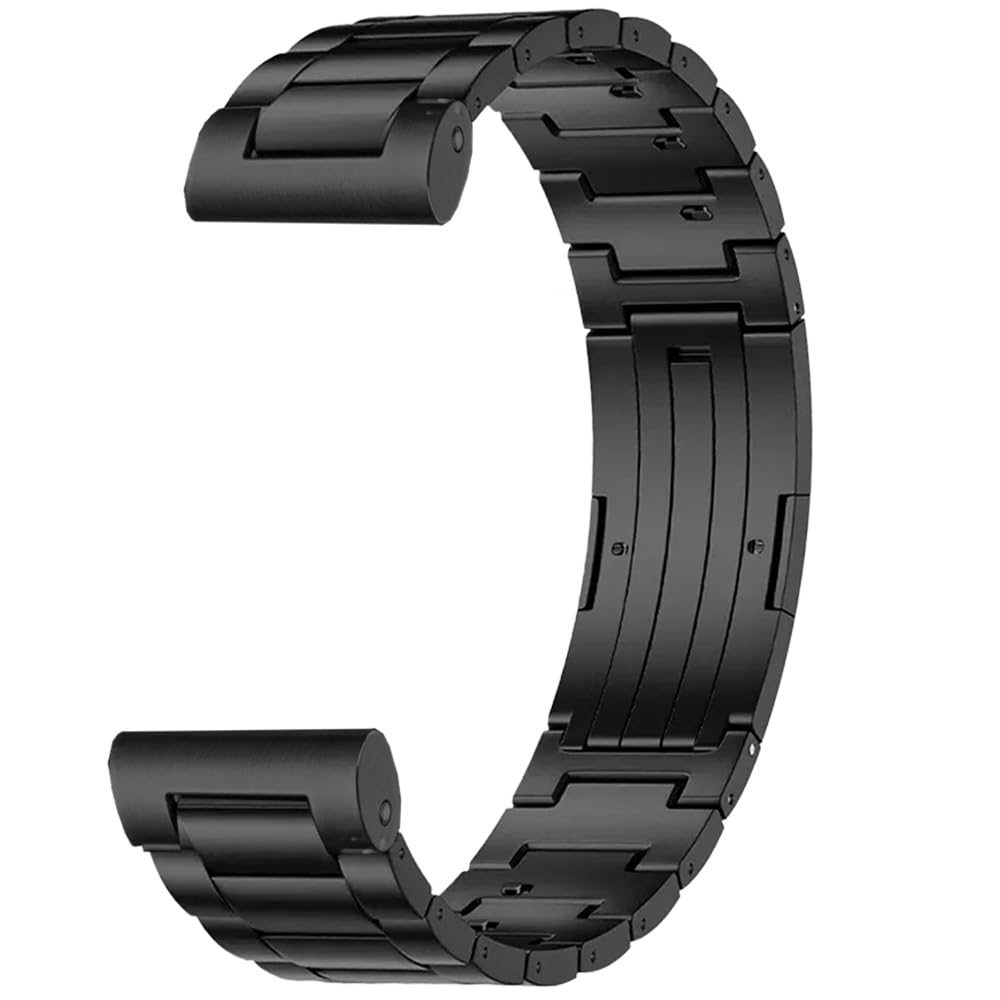 20mm 22mm werkzeugloses Universal-Titanarmband, kompatibel mit Galaxy Watch 6 Classic 43 mm/47mm/5 Pro 45mm/4 Classic 46mm, Metallarmband kompatibel mit Fenix 8 43mm, Gear S3 Frontier
