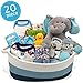 Bundle of Joy Deluxe New Baby Gift Basket | Newborn Baby Boy Gift Set with Baby Essentials | Baby Gift Basket for Expecting Moms | Baby Layette Set | Blue Baby Gift Set | Nikki's Gift Baskets