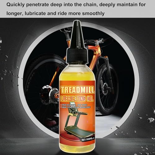 Teouuas 2 Piezas Lubricante Cinta de Correr 100ml, Resistencia a Altas Temperaturas Aceite Cinta de Correr, Lubricante de Seguridad e Higiene, Para Gimnasios, Cintas Domésticas. - imagen 7