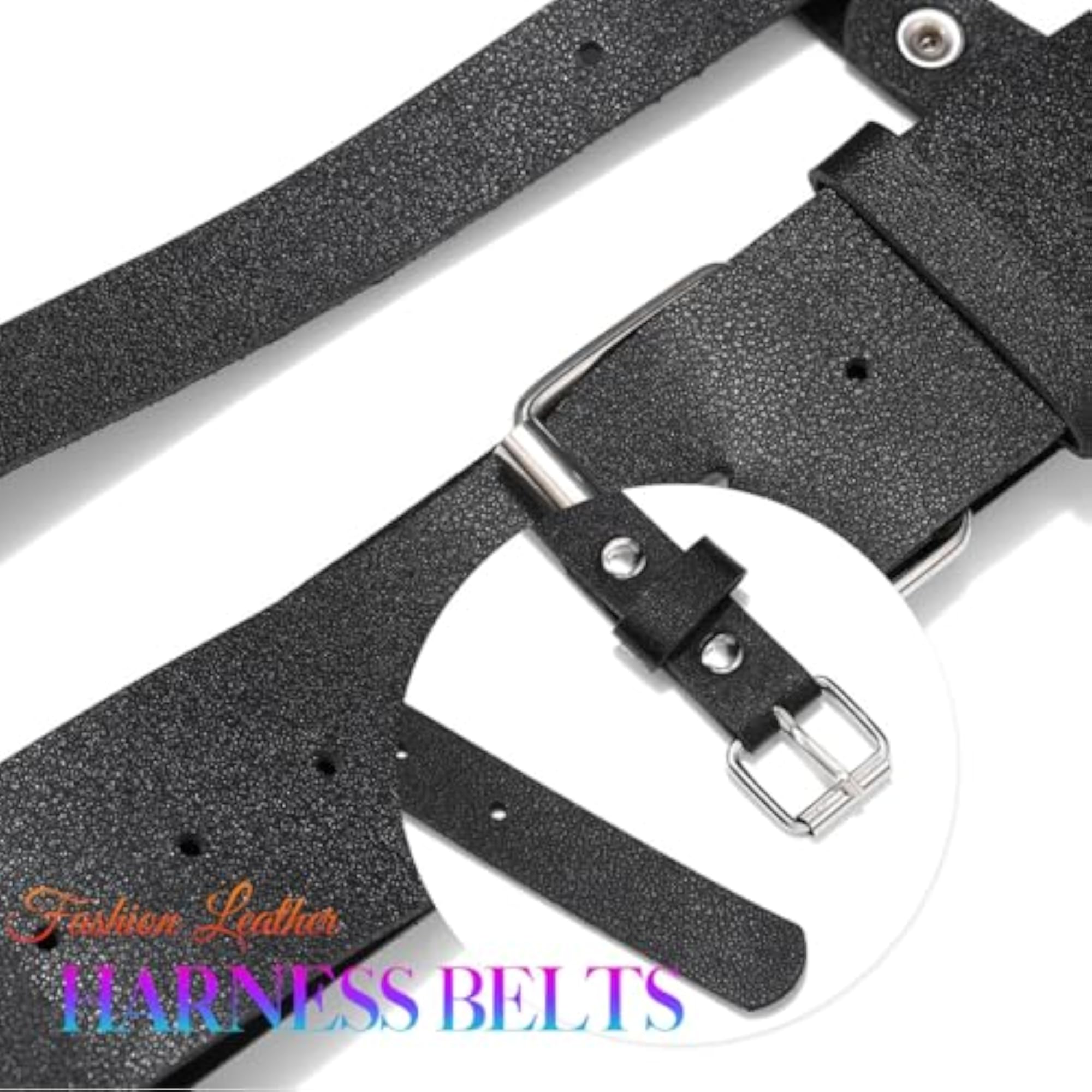 Punk PU Leather Body Chain Belt for Women