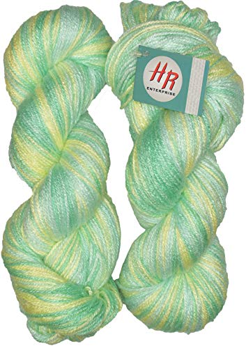 Image of Knit King 100% Acrylic Wool M11 (Pack of 16) Baby Wool Wool Ball Hand Knitting Wool /Art Craft Soft Fingering Crochet Hook Yarn, Needle Knitting Yarn Thread Dyed Q R
