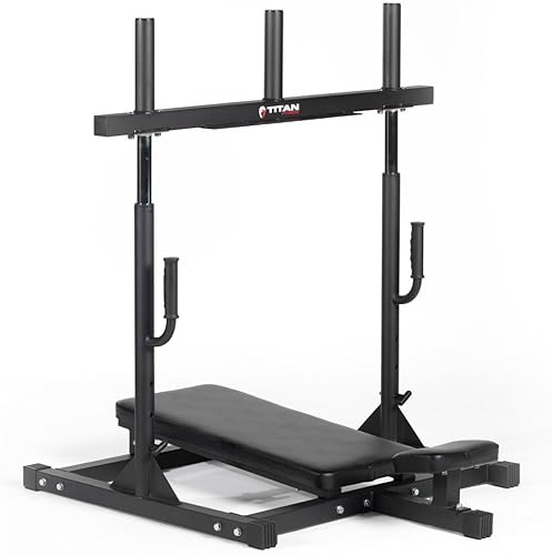 Titan Fitness Máquina de prensa vertical de piernas, entrenamiento de fortalecimiento de piernas para gimnasio en casa, prensas de alta intensidad,
