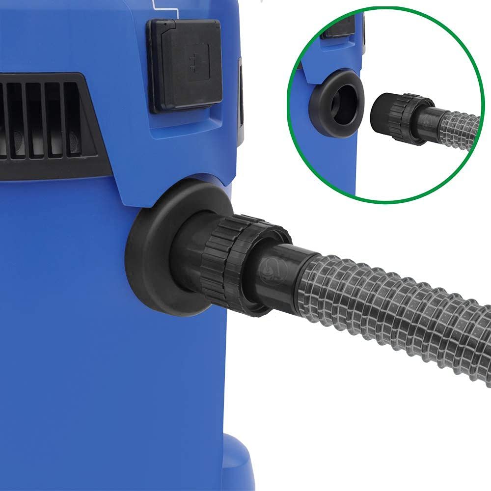Premium Gewebeschlauch 6m für Industriesauger - Universeller 58mm Anschluss - Knickfest & robust