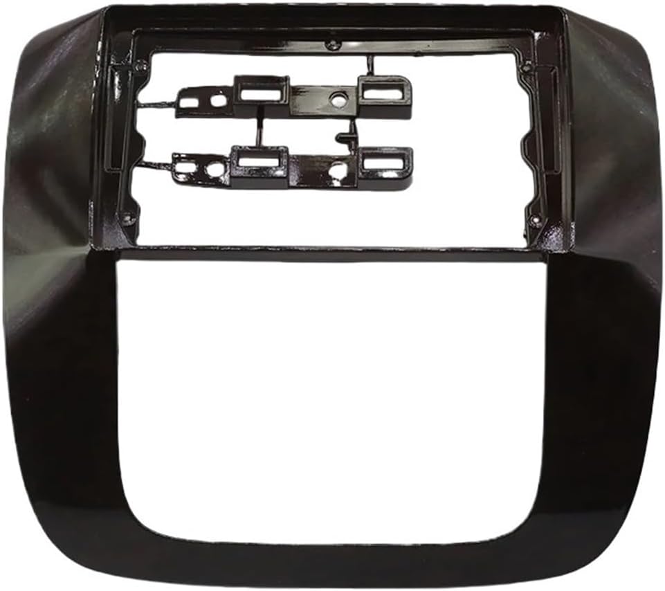 Car Radio Panel Car Double Din 9" Video Panel Fit for GMC Yukon Fit for Chevy Tahoe Suburban Mahogany 2007-2012 Audio Multimedia Player Frame Durable(Black Frame)