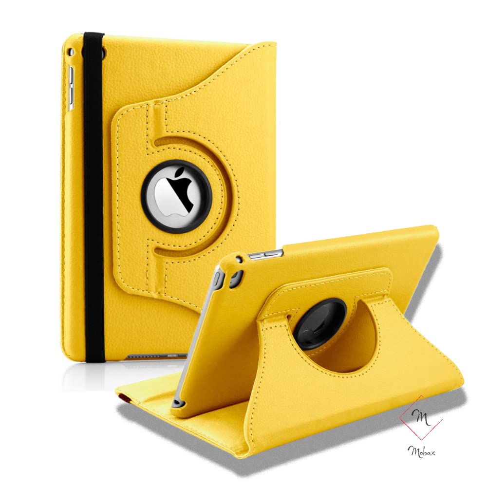 Samsung Galaxy Tab S5E T720 T725 T727 ile uyumlu Kılıf 360 Dönebilen Standlı Case Sarı
