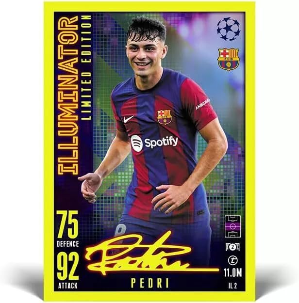 Match Attax Extra 2023 2024 Pedri Limited Edition Trading Card