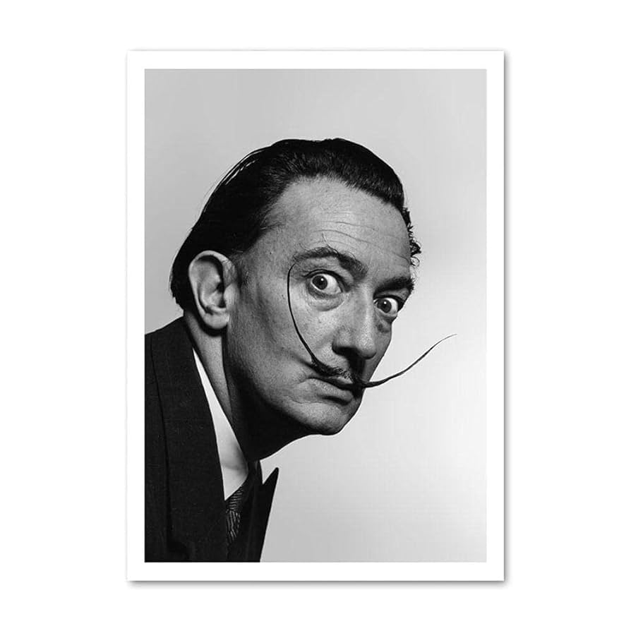【額縁付き】 Salvador Dali ダリ A2ポスター ① Salvador Dali 額入りポスター - アンティーク、ビンテージの