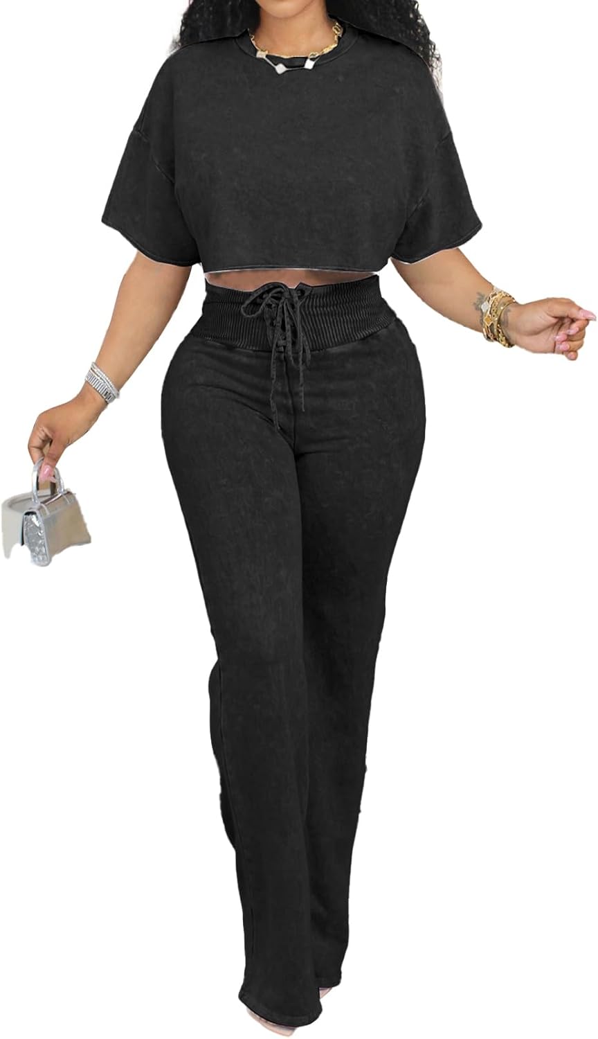 sexycherry Casual Two Piece Sweatsuit for Women - Image 3