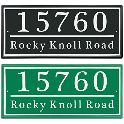 Personalized Reflective Address Plaque by SINYUDUN Cover