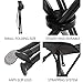 Portal Tall Folding Tripod Stool for Outdoor Camping Walking Hunting Hiking Fishing Travel, Support 225 lbs