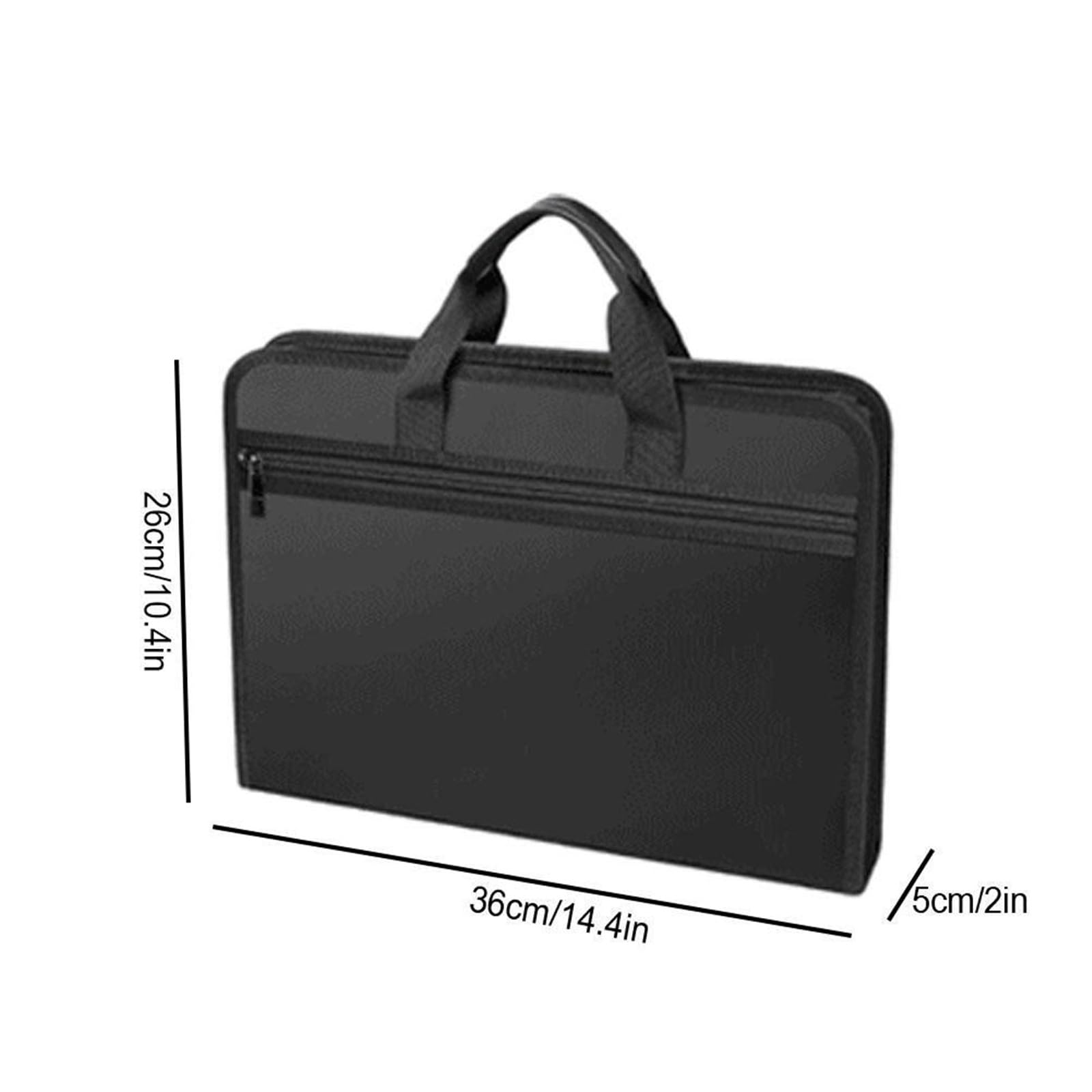 Porta Documenti Borsa porta documenti ignifuga impermeabile | Borsa for documenti A4 con cerniera, custodia pieghevole for fisarmonica, grande capacità di archiviazione