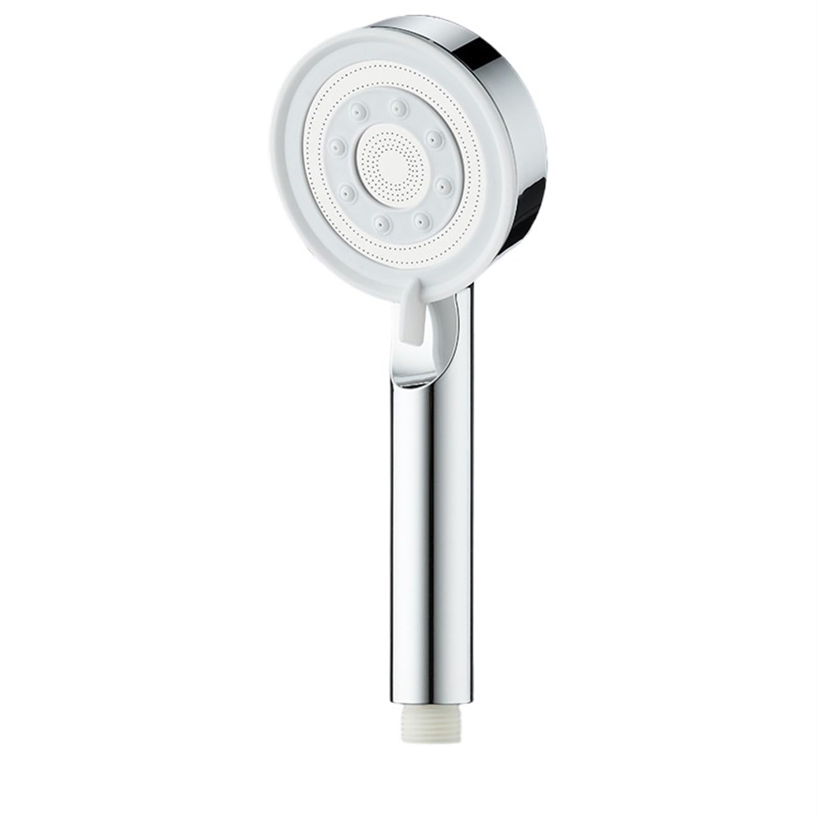 Naqzrxpml Silver Shower Head 5 Modes High Pressure Water Saving Handheld Black (Silver)